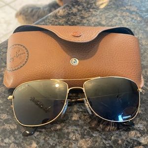 Sunglasses with minor scratches, comes with case